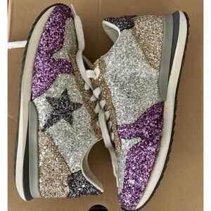 Vintage Havanah  Glitter Star Women's Sneakers Size 7.5